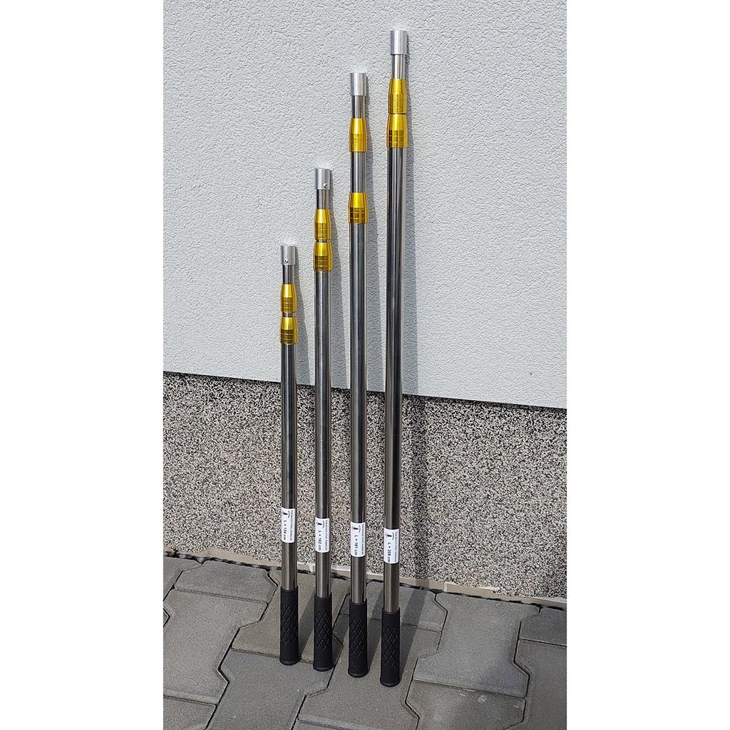 Telescopic stainless steel rod 136cm, M8